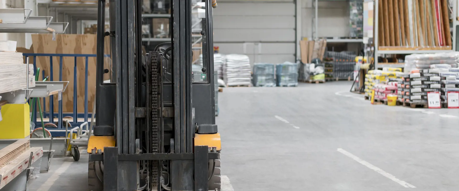 Logistic Center With Forklift
